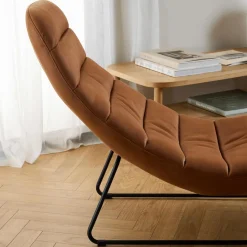 Ygo Chaise longue DAMIANO Kentucky Brandy 9| Fauteuils