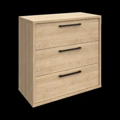 Ygo Commode BABETTE Eik B90| Ladekasten & Commodes|Opbergkasten
