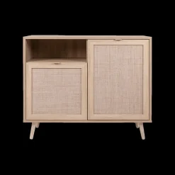 Ygo Commode EIVISSA Sonoma Eik/Riet| Ladekasten & Commodes
