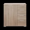Ygo Commode HAVARD B81 Eik| Ladekasten & Commodes|Opbergkasten