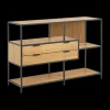 Ygo Console BOKSKAP Wild Oak Assymetrisch B114| Consoles