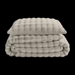 Ygo Dekbedovertrek POMPOM 240 Beige| Dekbedovertrekken