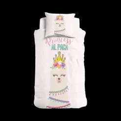 Ygo Dekbedovertrek PRINCESS AL PACA 140x220| Slaapkamer|Kinderdekbedovertrekken
