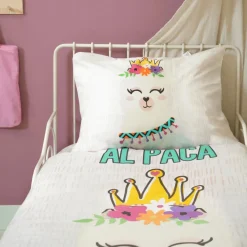 Ygo Dekbedovertrek PRINCESS AL PACA 140x220| Slaapkamer|Kinderdekbedovertrekken