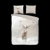 Ygo Dekbedovertrek SNOWYDEER 240x220 Flanel Zand| Dekbedovertrekken