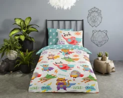 Ygo Dekbedovertrek SUPERHERO Multi 140x220| Slaapkamer|Kinderdekbedovertrekken