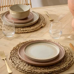 Ygo Dessertbord Ø20 CALIONA Beige| Servies