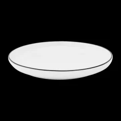 Ygo Dessertbord SEPS Wit/Rand Zwart| Servies