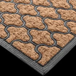 Ygo Deurmat ERWA Rechthoek 60x40 Kokos/Rubber| Tapijten