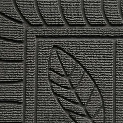 Ygo Deurmat FEUILLI Rechthoek 75x45 Grijs| Tapijten