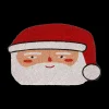 Ygo Deurmat SANTA Hoofd Kerstman Rood| Kerst