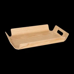 Ygo Dienblad STRAPHI Hout Naturel L| Tafelaccessoires