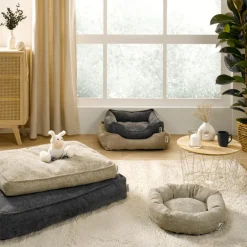 Ygo Dierenkussen OBY Chenille Beige| Kussens En Manden