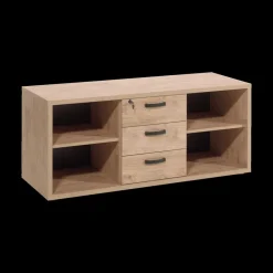 Ygo Dossierkast Laag UPGRADE Golden Oak B144| Bureau- En Boekenkasten