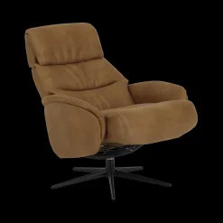 Ygo Draaifauteuil AGOSTINO Cognac| Fauteuils