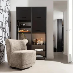 Ygo Draaifauteuil AMALIA Zand Velvet| Fauteuils
