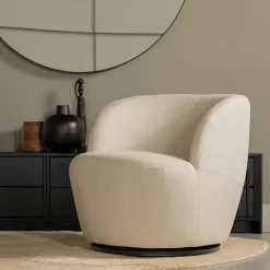 Ygo Draaifauteuil PIXIE Off White| Fauteuils