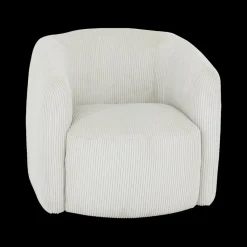 Ygo Draaizetel SVEA Beige Ribfluweel| Fauteuils