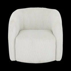 Ygo Draaizetel SVEA Beige Ribfluweel| Fauteuils
