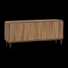 Ygo Dressoir NESTOR Walnoot/Zwart B215| Dressoirs