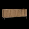 Ygo Dressoir NESTOR Walnoot/Zwart B235| Dressoirs