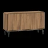 Ygo Dressoir NESTOR Walnoot/Zwart B163| Dressoirs