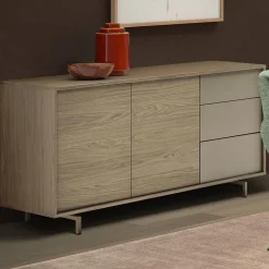 Ygo Dressoir PUERTO B180 Misty Oak| Dressoirs