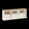 Ygo Dressoir TOLUCA Lariks/Old Teak met Glas B233| Dressoirs