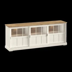 Ygo Dressoir TOLUCA Lariks/Old Teak met Glas B233| Dressoirs