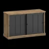 Ygo Dressoir TOLUCA Old teak/Zwart B144| Dressoirs