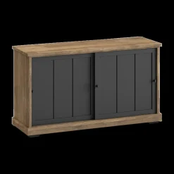 Ygo Dressoir TOLUCA Old teak/Zwart B159| Dressoirs