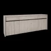 Ygo Dressoir WALTON Eik Lichtgrijs B250| Dressoirs
