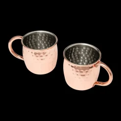 Ygo Drinkbeker MOSCOW S/2 Gehamerd Koper| Glazen