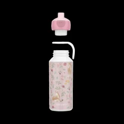 Ygo Drinkfles FAIRY GARDEN Pop-up 400ml Roze| Lunchboxes & Drinkbussen|To Go