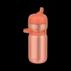 Ygo Drinkfles FLIP SPORT 600ml Peach Orange| Lunchboxes & Drinkbussen|To Go