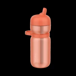 Ygo Drinkfles FLIP SPORT 600ml Peach Orange| Lunchboxes & Drinkbussen|To Go