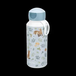 Ygo Drinkfles FOREST FRIENDS Pop-up 400ml Blauw| Lunchboxes & Drinkbussen|To Go