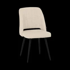 Ygo Eetkamer CASTELLO: Dressoir + Vitrinekast + Eettafel 210 + 4x Stoelen ALBA Plume| Woon- En Eetkamers