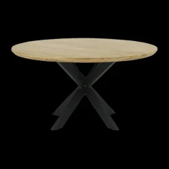 Ygo Eettafel BILLIE Ø120 Naturel Spinpoot| Eettafels