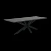 Ygo Eettafel BRISTOL Black Night 280x100| Eettafels