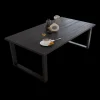 Ygo Eettafel CASTELLO Zwarte Eik 210x98| Eettafels