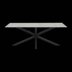 Ygo Eettafel CHAVEZ 200x100 Keramiek Grijs| Eettafels