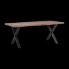 Ygo Eettafel DELPHINE Rechthoekig 190x95 X-Poot| Eettafels