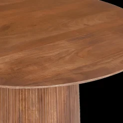 Ygo Eettafel DOMINGO Mango Lichtbruin Ø130| Eettafels