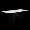 Ygo Eettafel DOMINIK 240x120 Keramiek Wit/Cognac| Eettafels