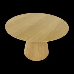 Ygo Eettafel FERMO Ø120 Fineer Natural| Eettafels