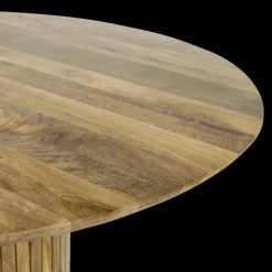 Ygo Eettafel KAVERI Ø130 Mango Natural| Eettafels