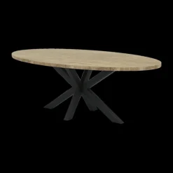 Ygo Eettafel KOLKATA Ovaal Mango 220x120| Eettafels