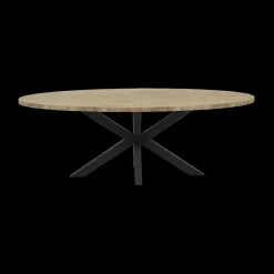 Ygo Eettafel KOLKATA Ovaal Mango 220x120| Eettafels