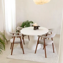 Ygo Eettafel KYTHIRA Ovaal 240x120 Microcement| Eettafels
